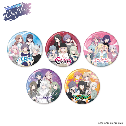 BanG Dream! Our Notes 國際版 樂團集合徽章