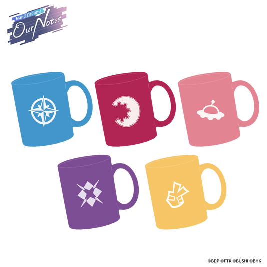 BanG Dream! Our Notes 國際版 樂團馬克杯